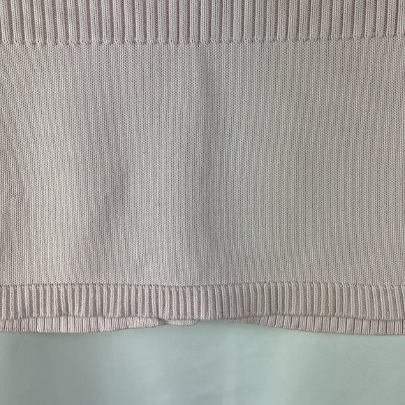 Adrienne Vittadini short sleeve cardigan single button front closure Sz PS Pink - Picture 8 of 10